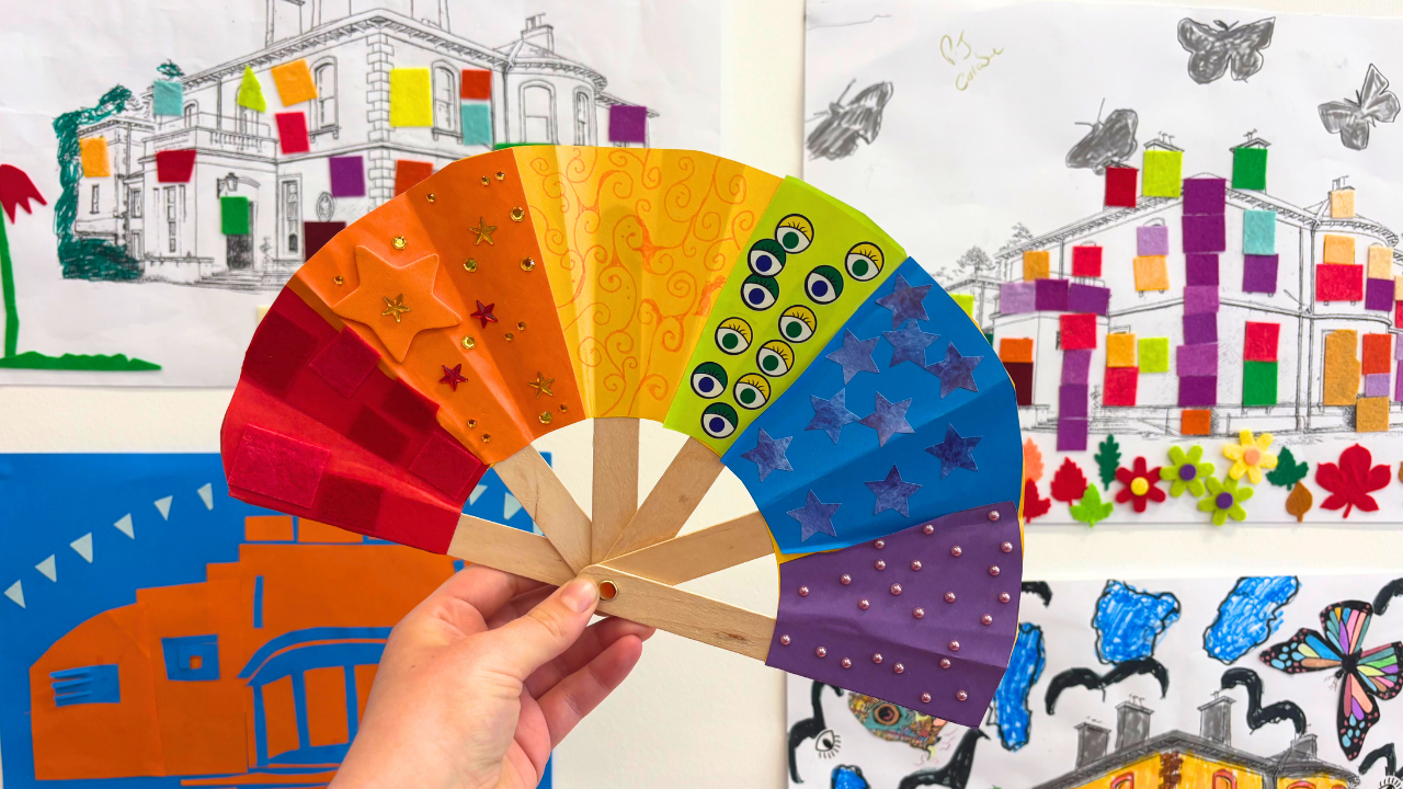 Featured Image for Rainbow Fan Making Workshop