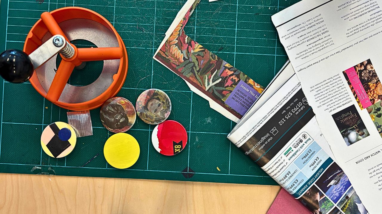 Featured Image for Mindful Making: Create a Collage Badge 12-2